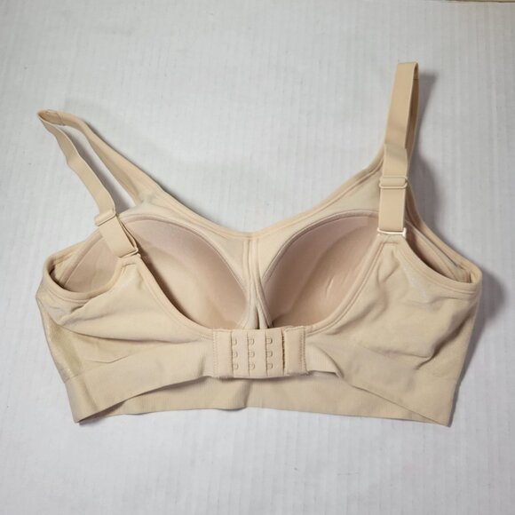 Shapermint Beige Everyday Comfort Straps Wireless Shaping Bra #10024 Size M - Picture 2 of 4